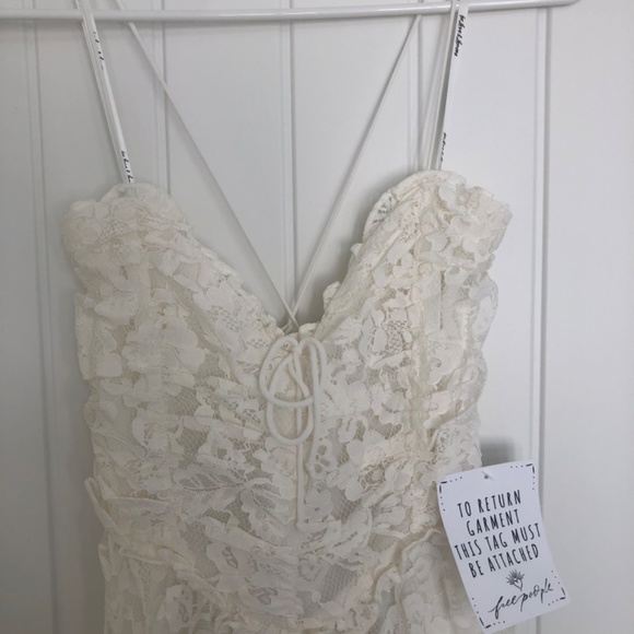 Free People For Love & Lemons Joelle Maxi Dress Large NWT - Picture 6 of 8